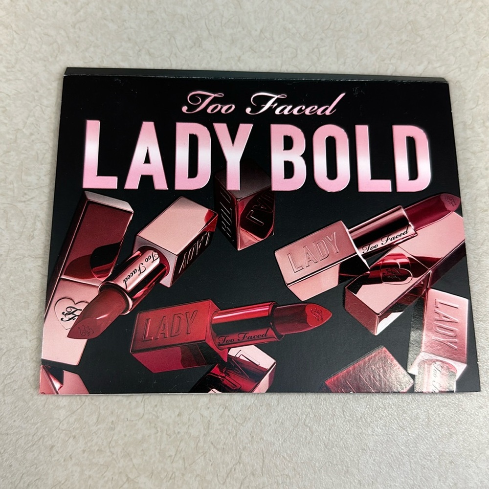 Too faced Lady Bold Lip samples - 5 for $25 for items marked with ⭐️